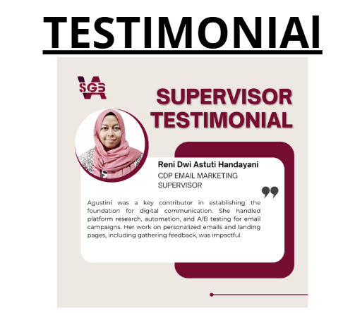 TESTIMONIAL SUPERVISOR